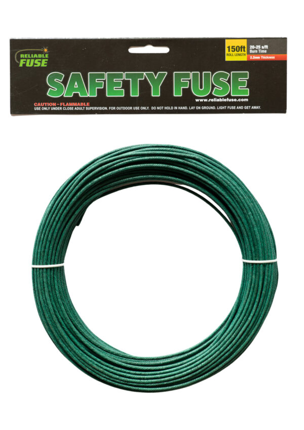 2.2mm safety fuse: 20-25(s/f)-150 Feet