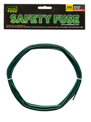 2.2mm safety fuse: 20-25(s/f)-20 Feet