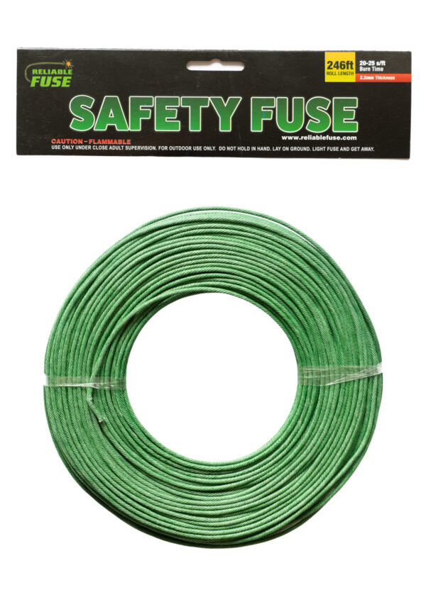 2.2mm safety fuse: 20-25(s/f)-246 Feet