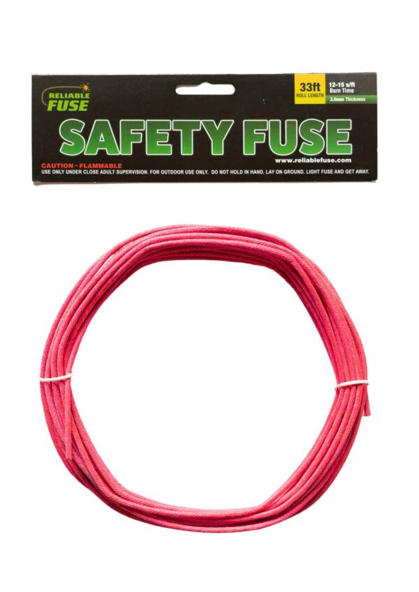 3.0mm safety fuse: 12-15(s/f)-33 Feet