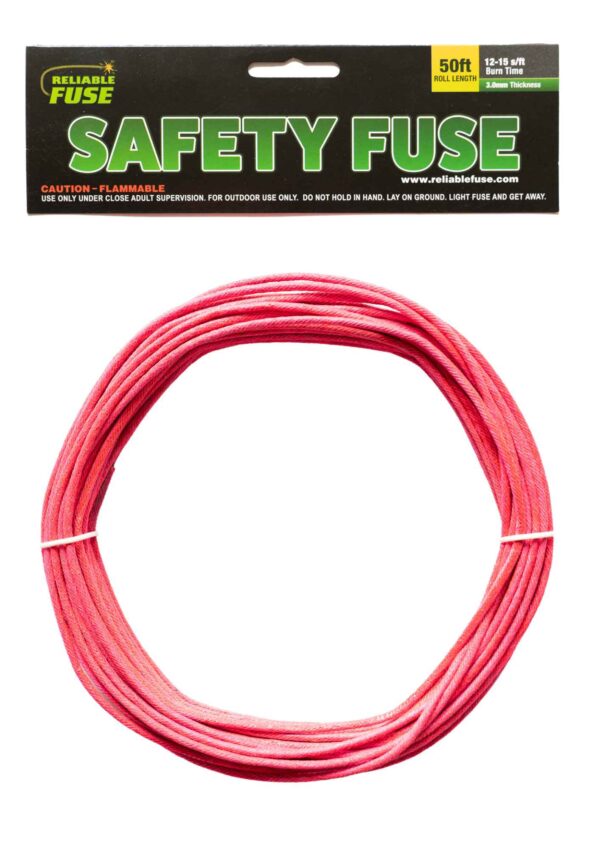 3.0mm safety fuse: 12-15(s/f)-50 Feet