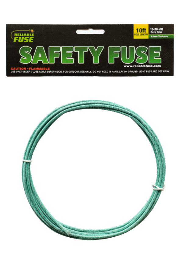 3.0mm safety fuse: 20-25(s/f)-10 Feet