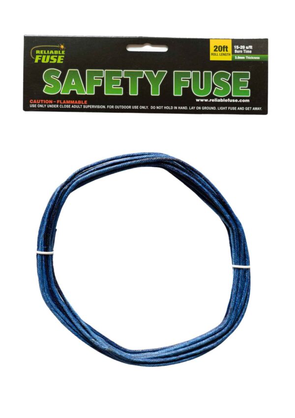 3.0mm safety fuse: 15-20(s/f)-20 Feet