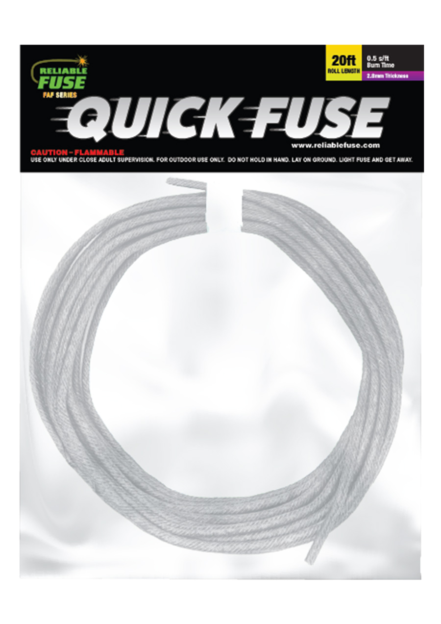2.8mm Quick Fuse : 0.5(s/f)-20 Feet